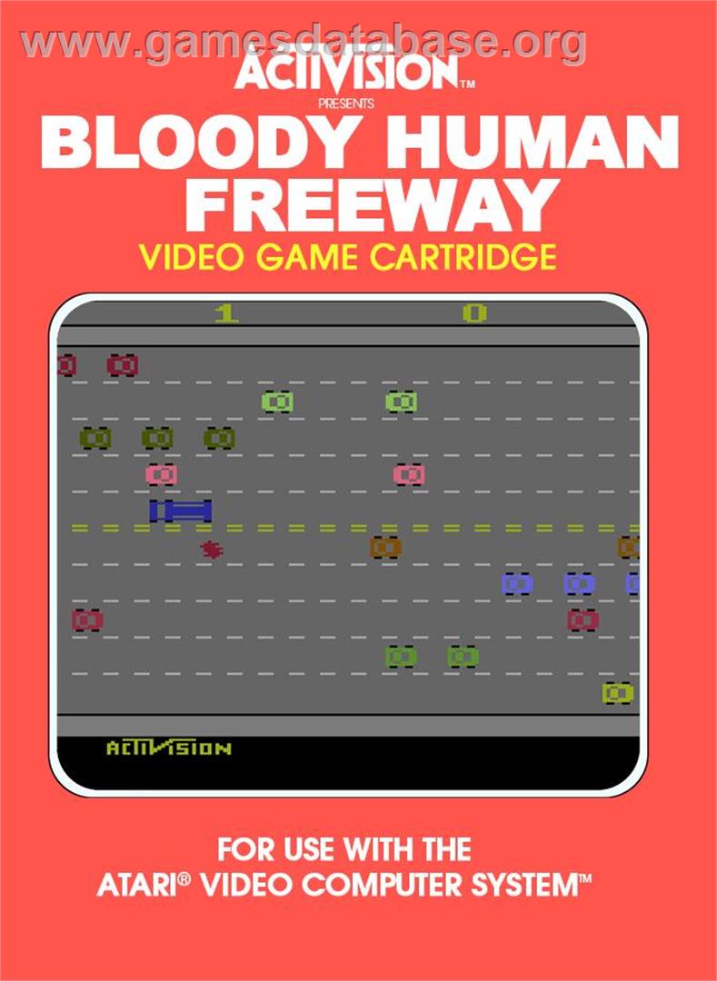 Bloody Human Freeway - Atari 2600 - Artwork - Box