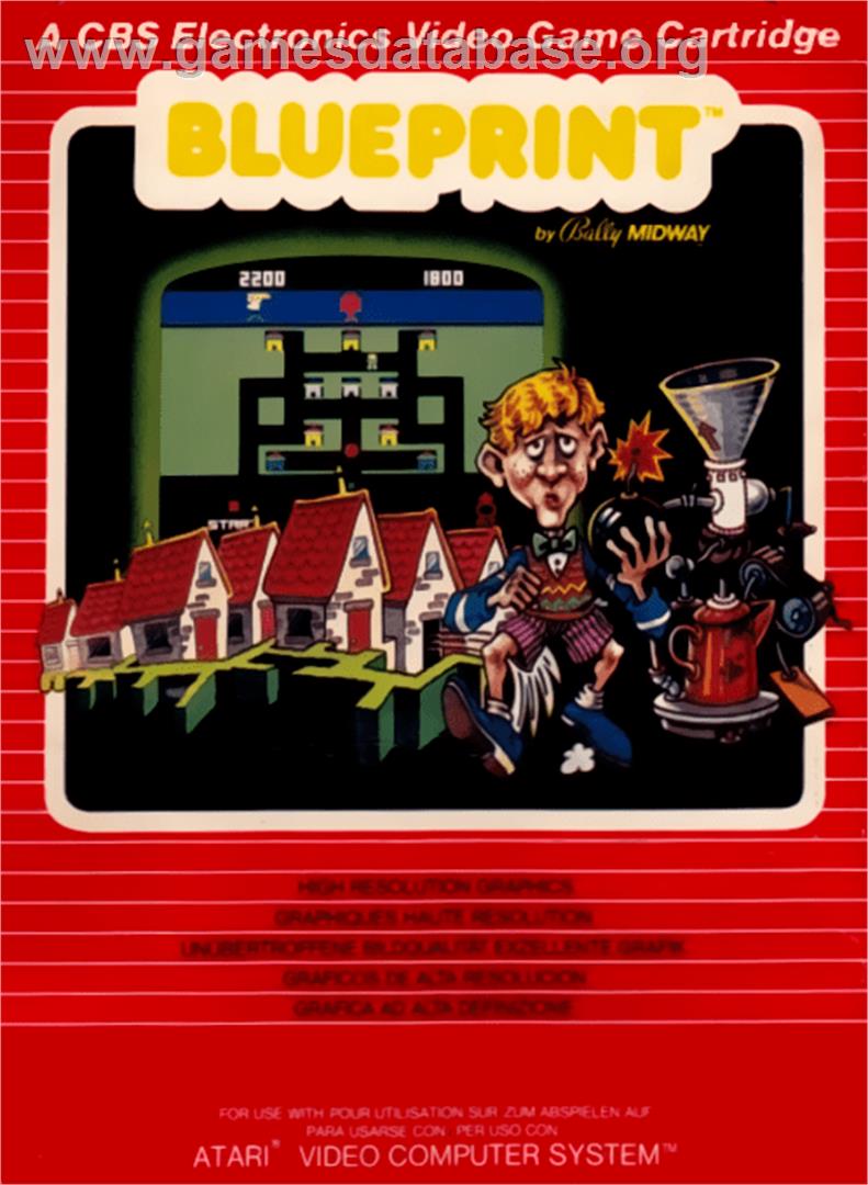 Blue Print - Atari 2600 - Artwork - Box