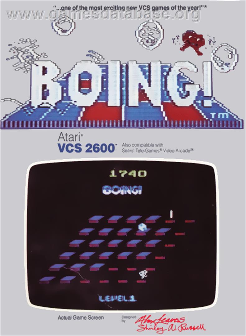 Boing! - Atari 2600 - Artwork - Box