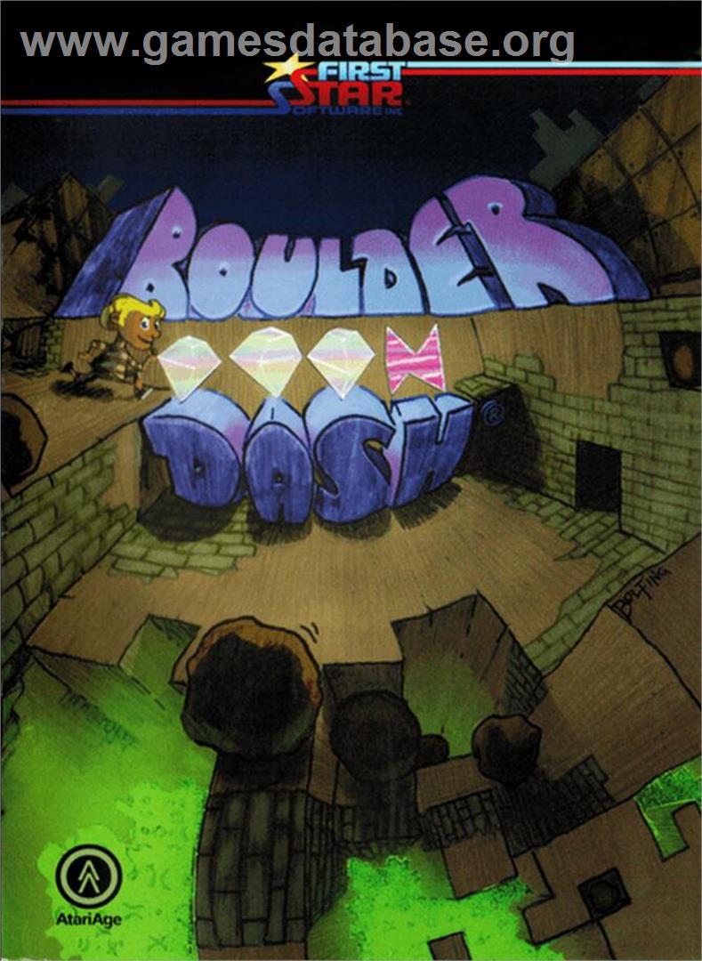 Boulder Dash - Atari 2600 - Artwork - Box