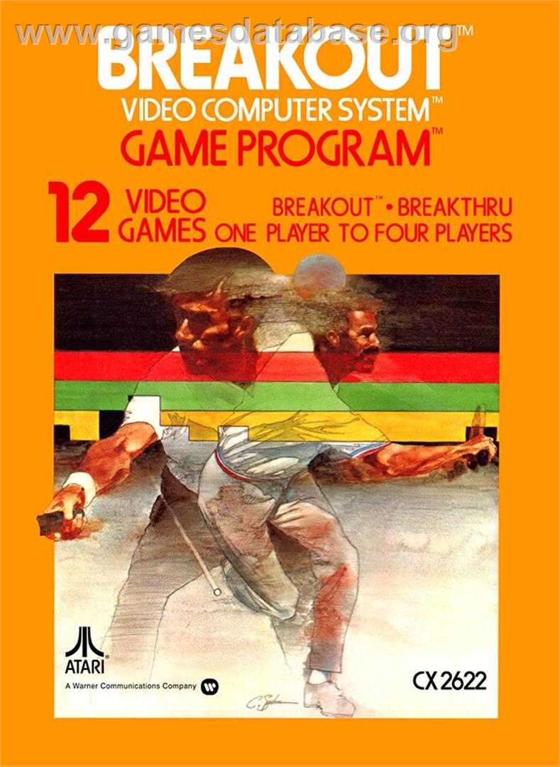 Breakout - Atari 2600 - Artwork - Box