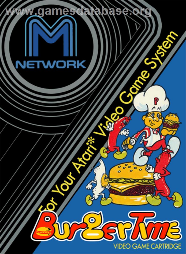 BurgerTime - Atari 2600 - Artwork - Box