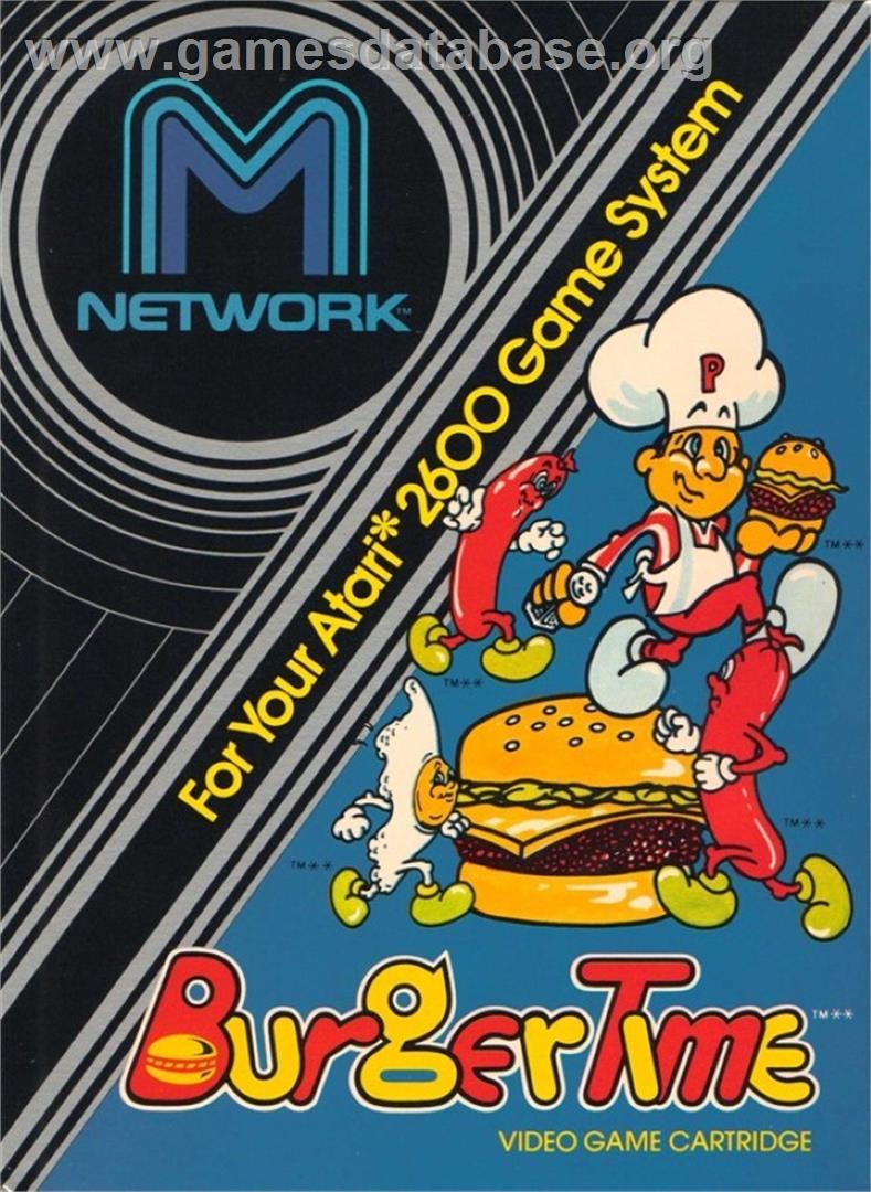 Burgertime - Atari 2600 - Artwork - Box