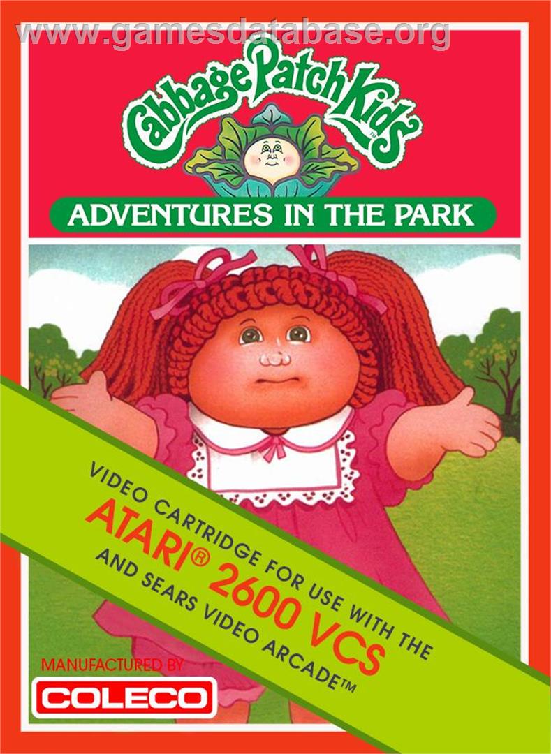 Cabbage Patch Kids - Adventures In The Park - Atari 2600 - Artwork - Box