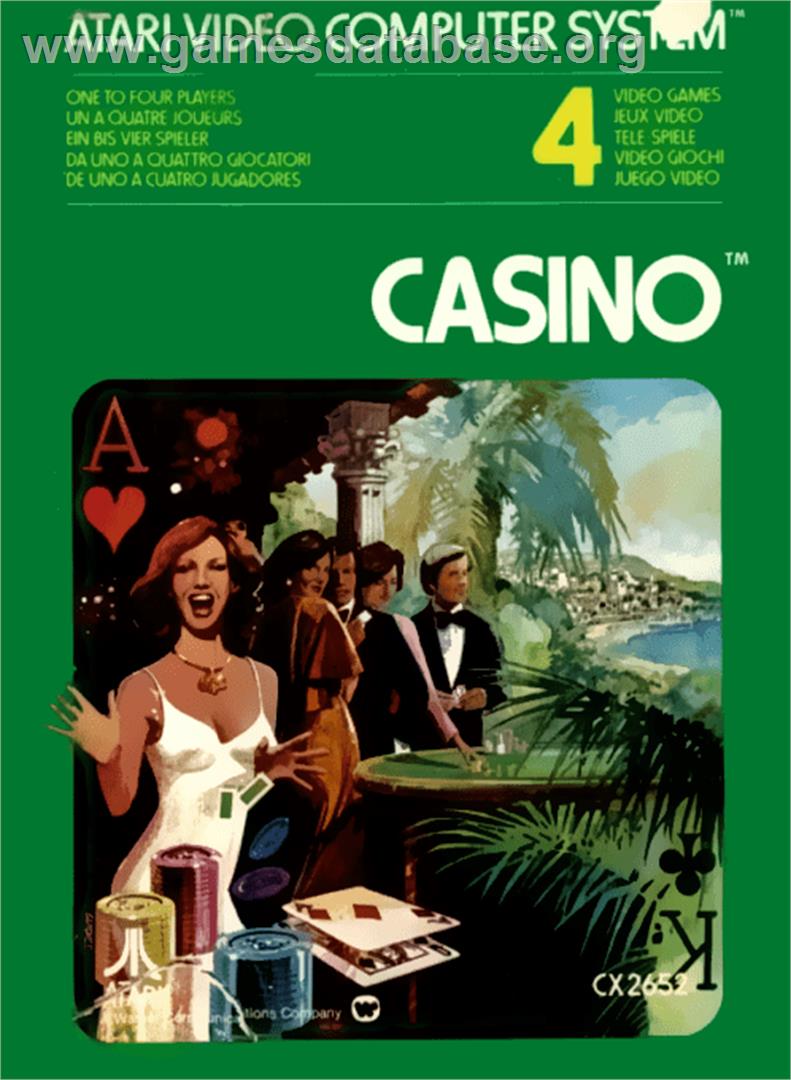 Casino - Atari 2600 - Artwork - Box