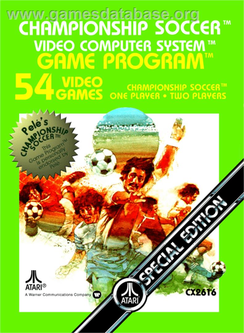 Championship Soccer - Atari 2600 - Artwork - Box