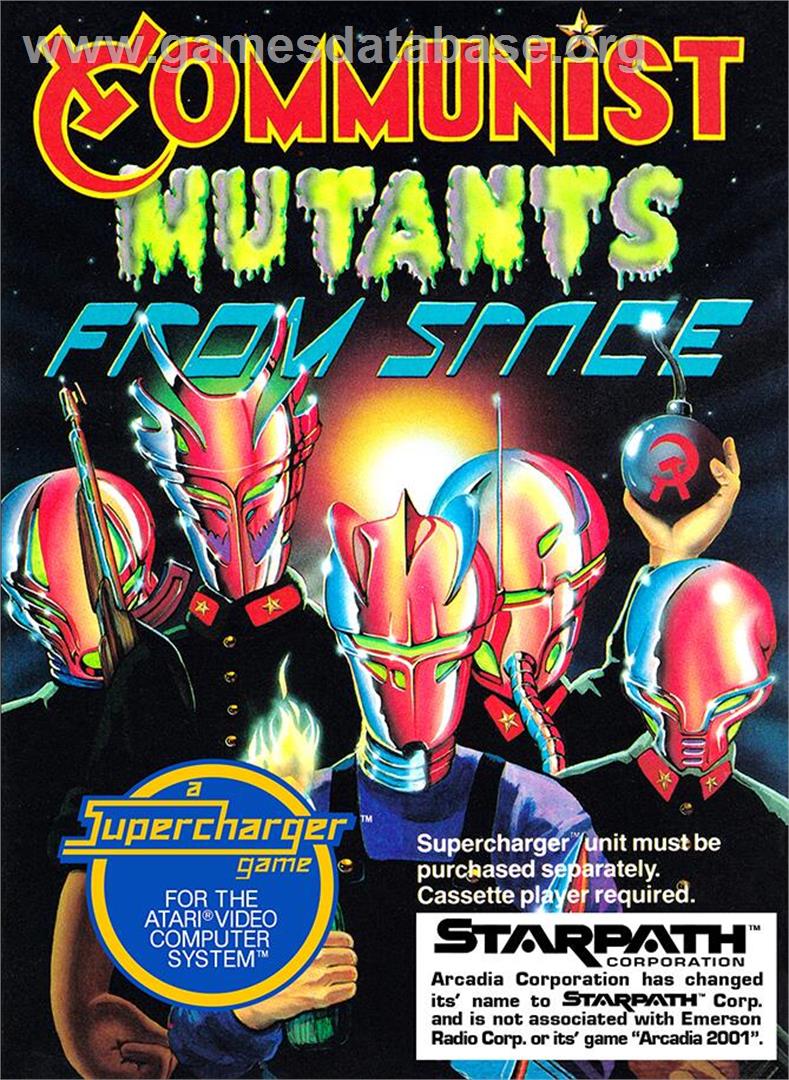 Communist Mutants From Space - Atari 2600 - Artwork - Box