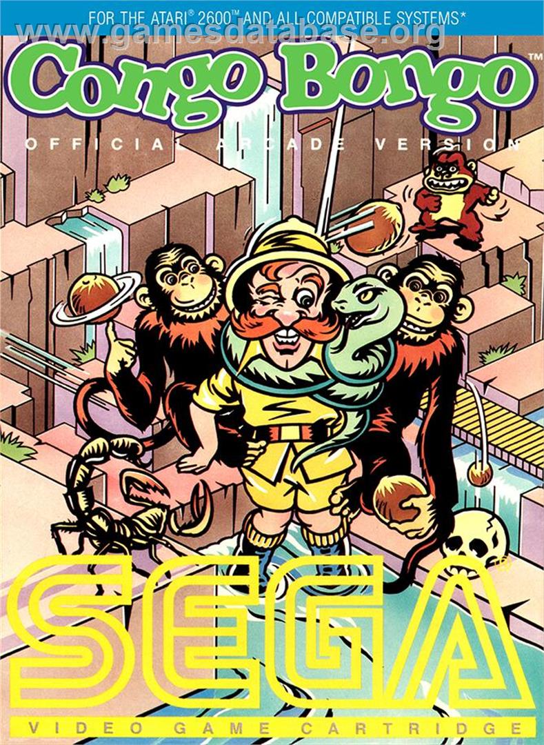 Congo Bongo - Atari 2600 - Artwork - Box