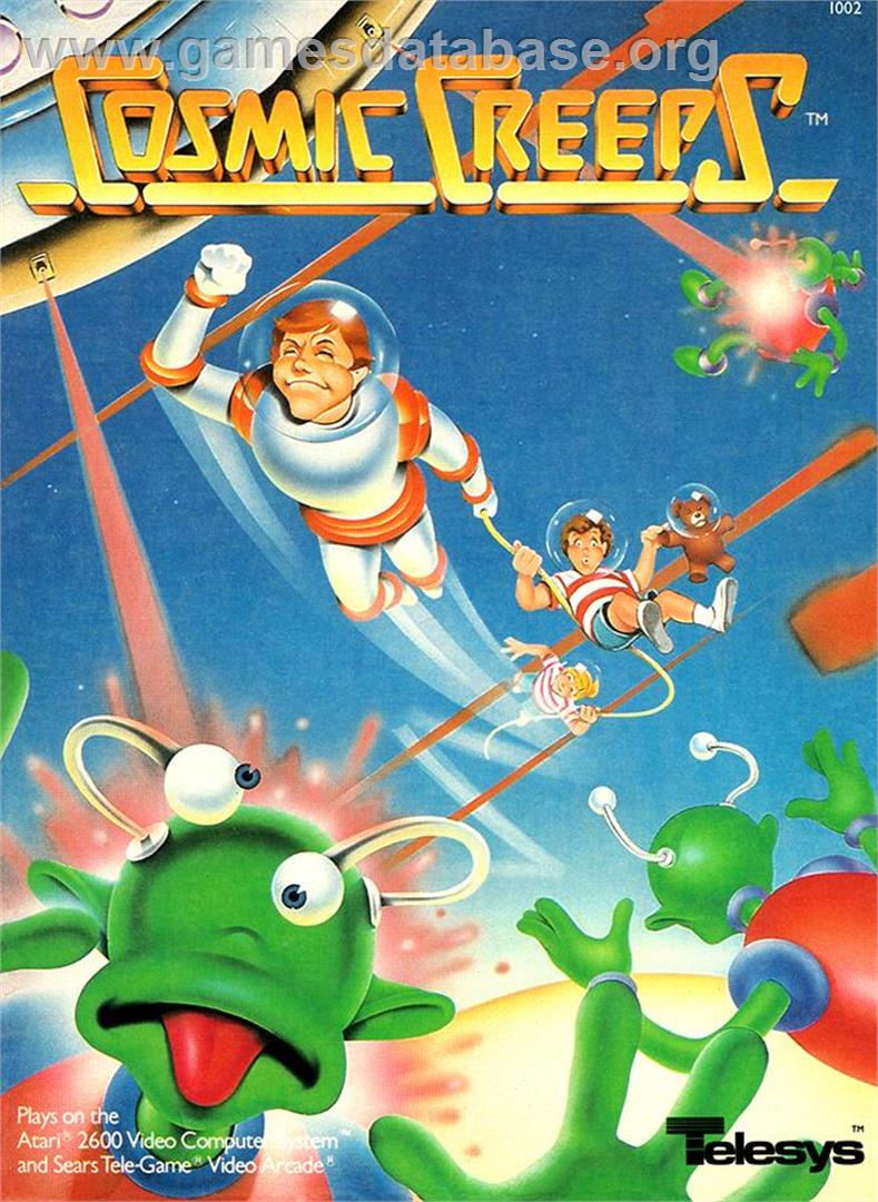 Cosmic Creeps - Atari 2600 - Artwork - Box