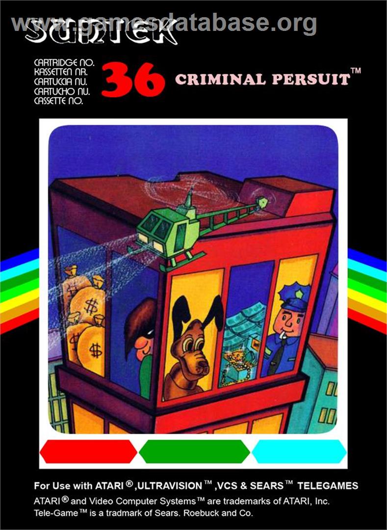 Criminal Persuit - Atari 2600 - Artwork - Box