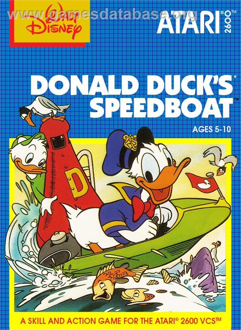 Donald Duck's Speedboat - Atari 2600 - Artwork - Box