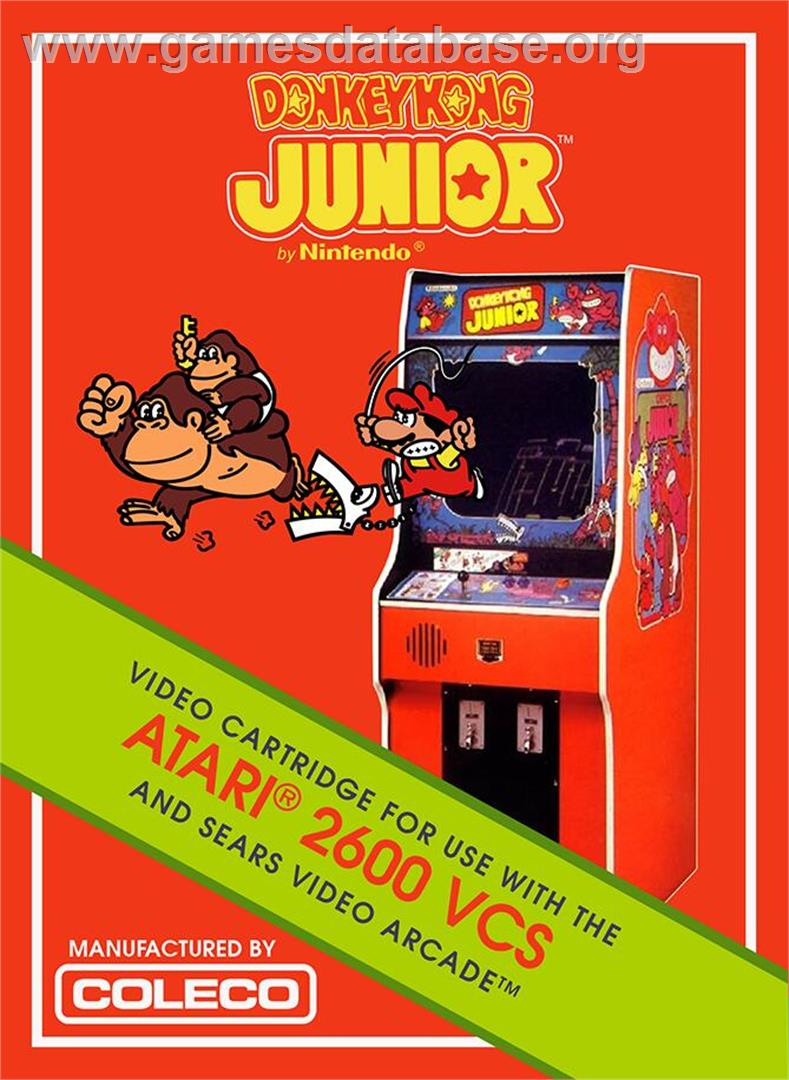 Donkey Kong Junior - Atari 2600 - Artwork - Box