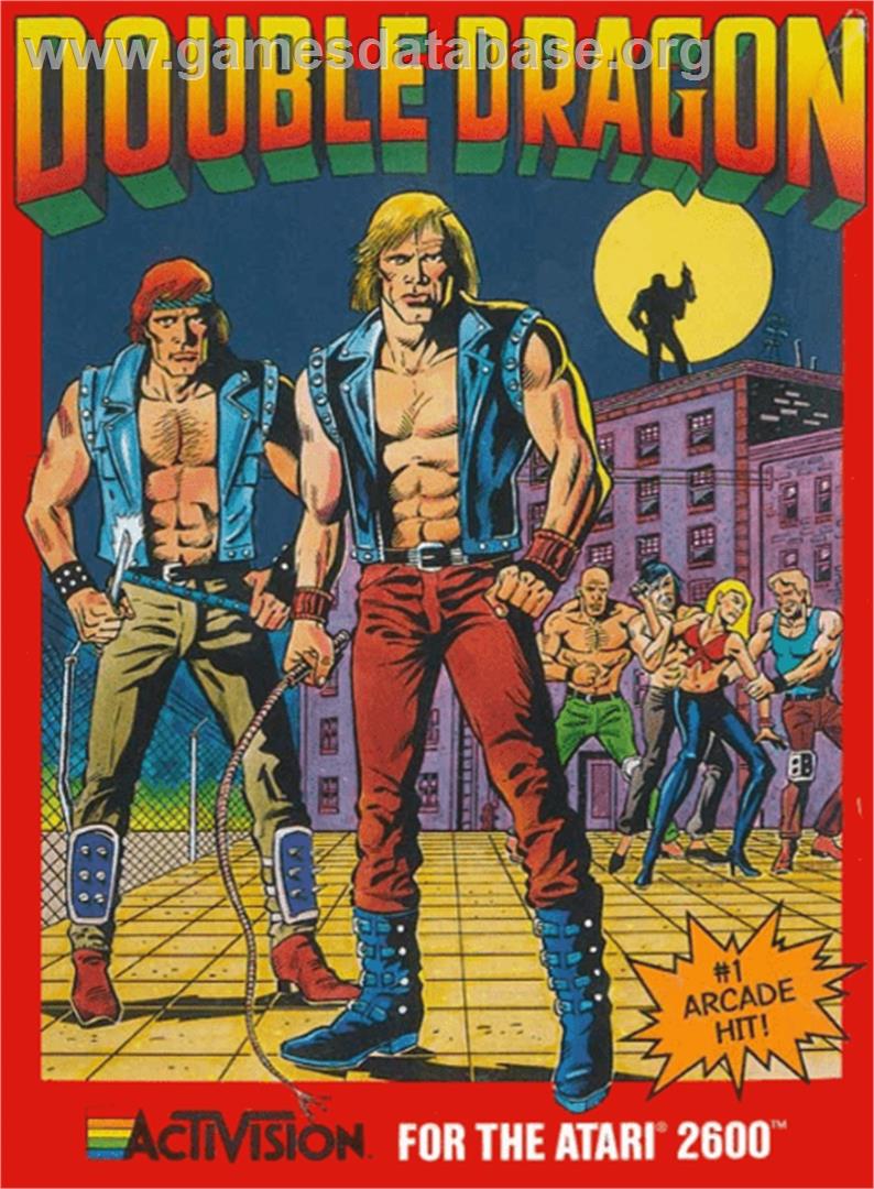 Double Dragon - Atari 2600 - Artwork - Box