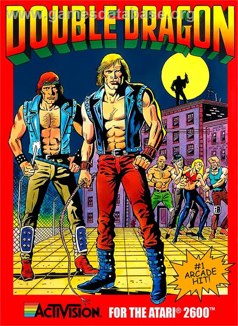 Double Dragon - Atari 2600 - Artwork - Box