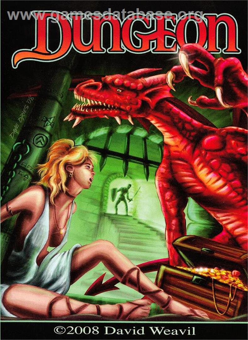 Dungeon - Atari 2600 - Artwork - Box