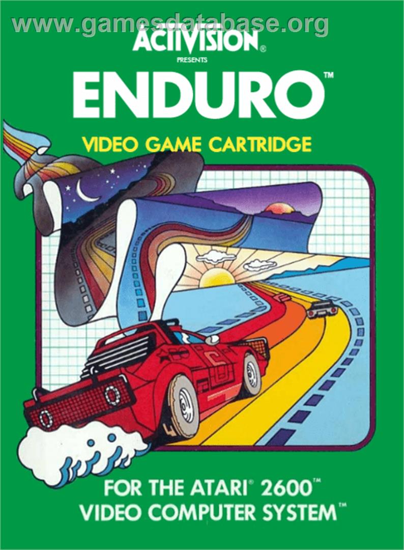 Enduro - Atari 2600 - Artwork - Box