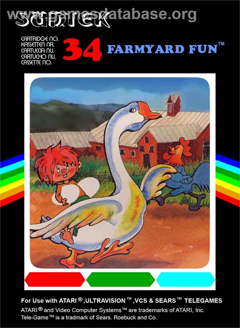 Farmyard Fun - Atari 2600 - Artwork - Box