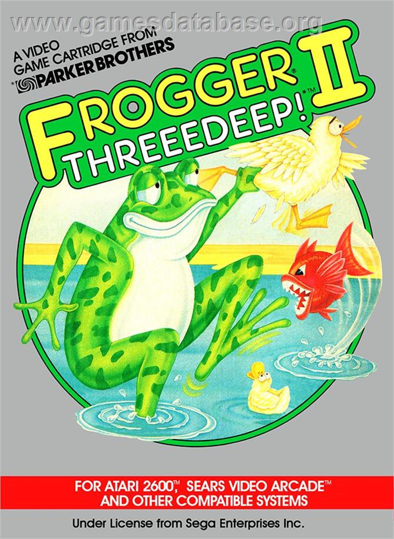 Frogger 2 - Threeedeep! - Atari 2600 - Artwork - Box
