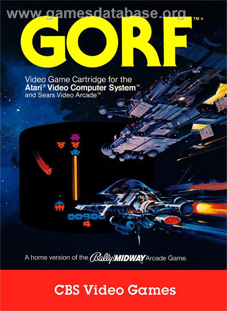 Gorf - Atari 2600 - Artwork - Box