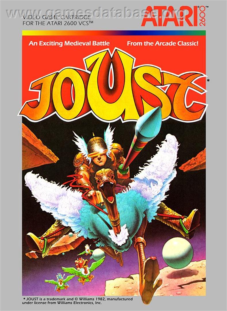 Joust - Atari 2600 - Artwork - Box