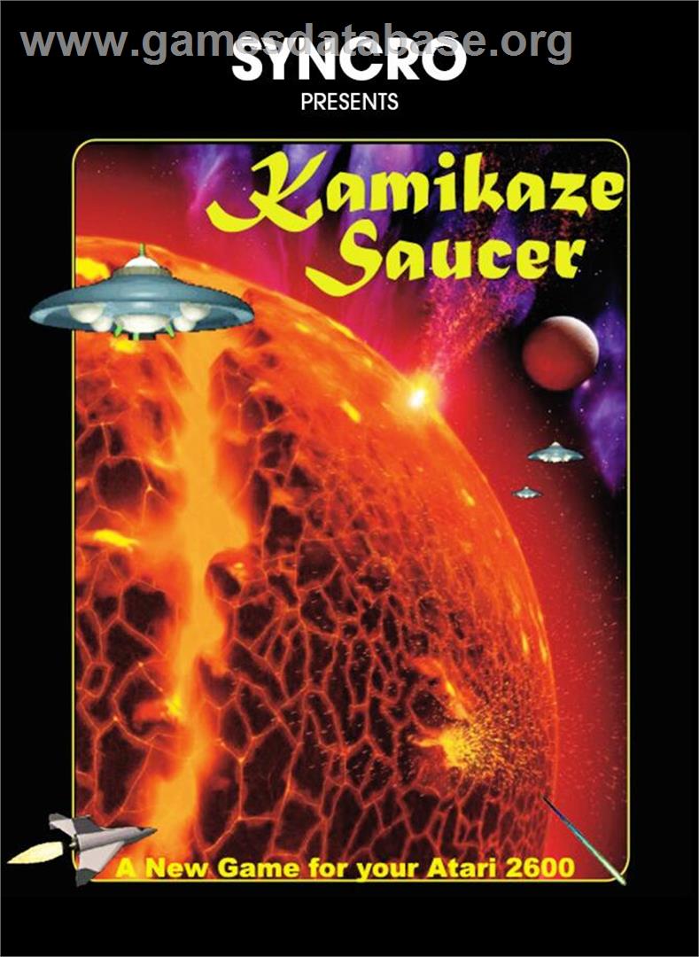Kamikaze Saucers - Atari 2600 - Artwork - Box