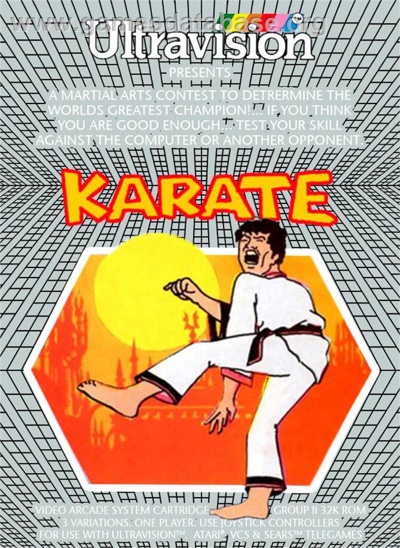 Karate - Atari 2600 - Artwork - Box