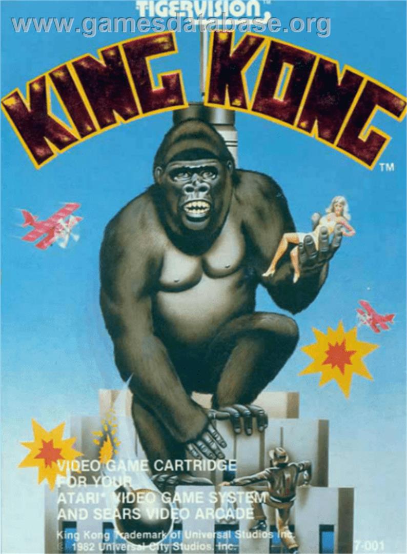 King Kong - Atari 2600 - Artwork - Box