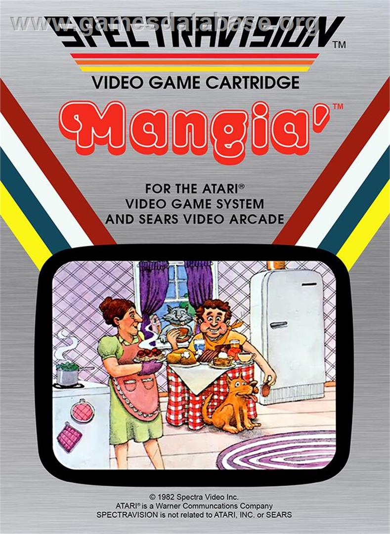 Mangia' - Atari 2600 - Artwork - Box