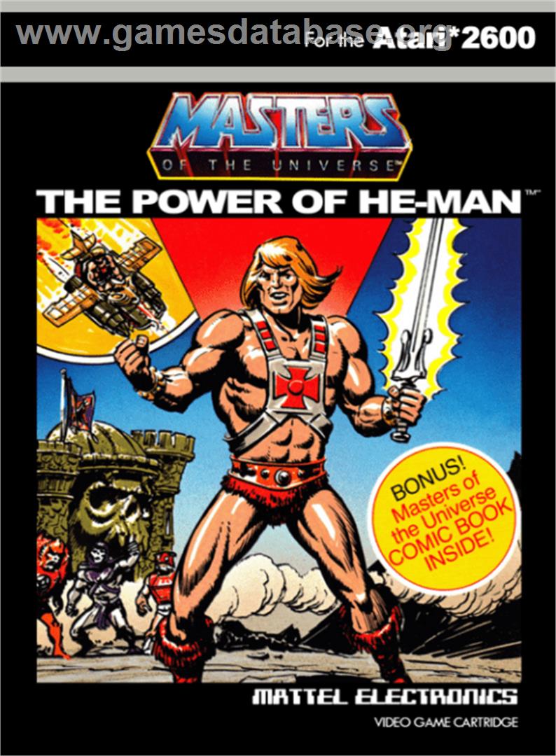 Masters of the Universe: The Power of He-Man - Atari 2600 - Artwork - Box