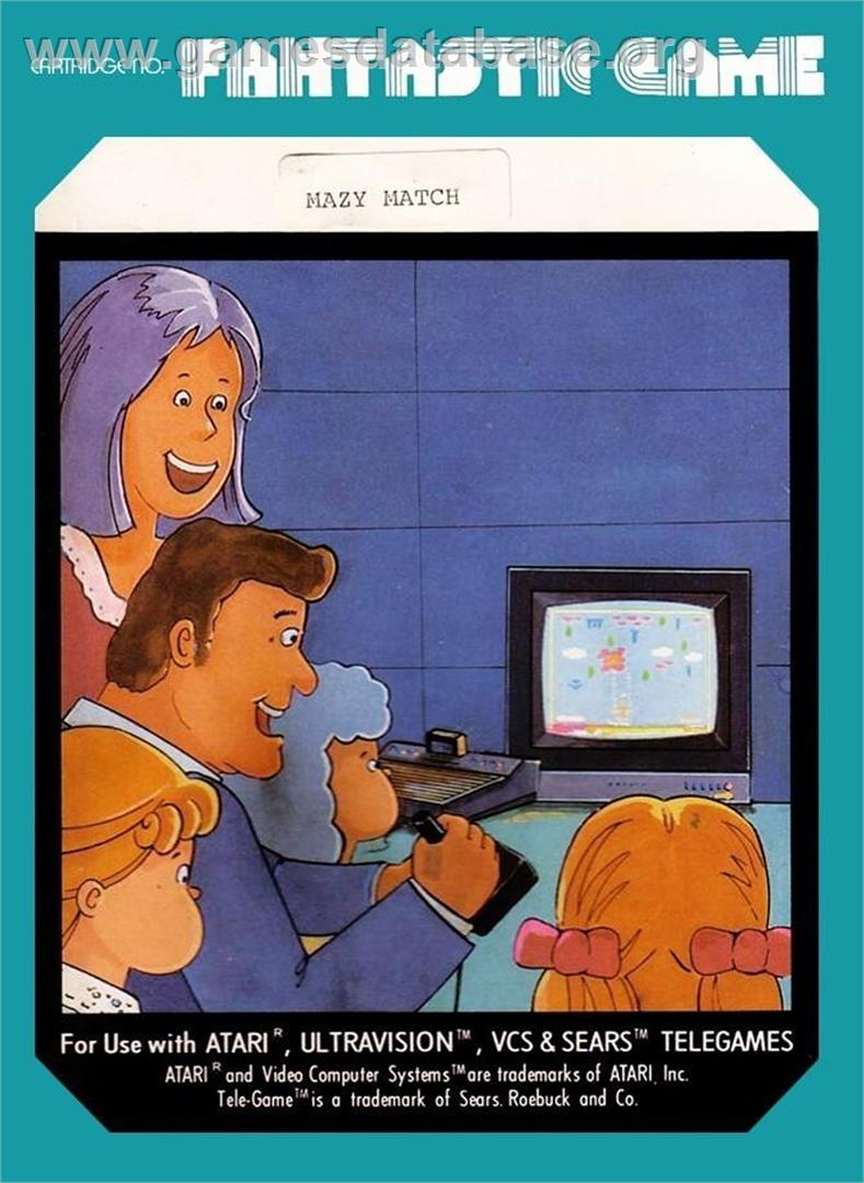 Mazy Match - Atari 2600 - Artwork - Box