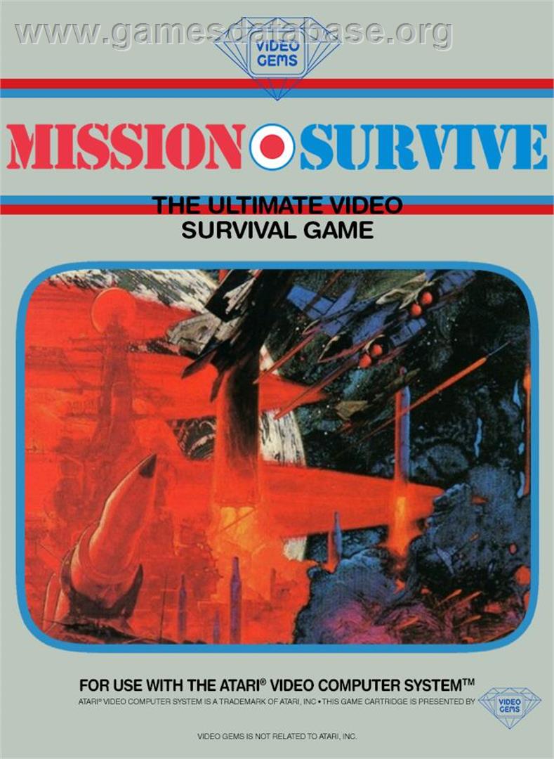 Mission Survive - Atari 2600 - Artwork - Box