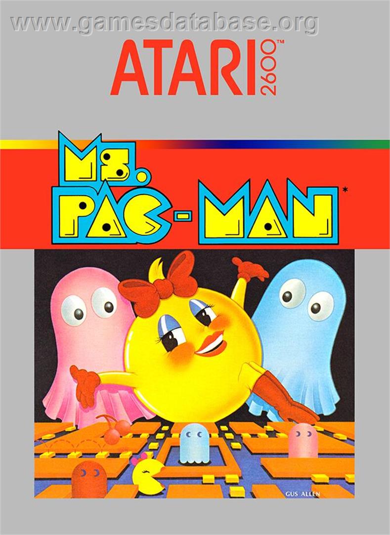 Ms. Pac-man - Atari 2600 - Artwork - Box