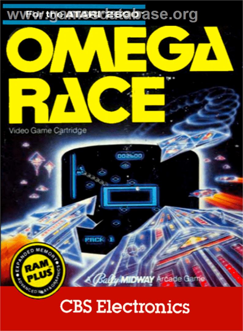 Omega Race - Atari 2600 - Artwork - Box