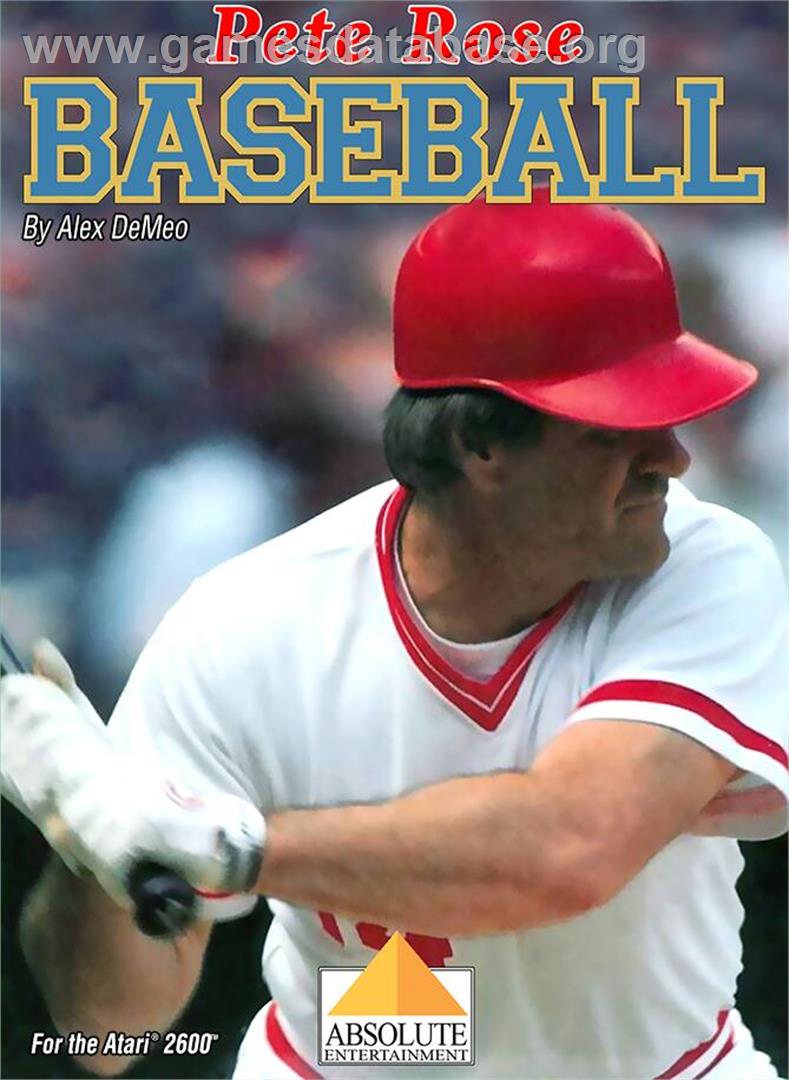 Pete Rose Baseball - Atari 2600 - Artwork - Box