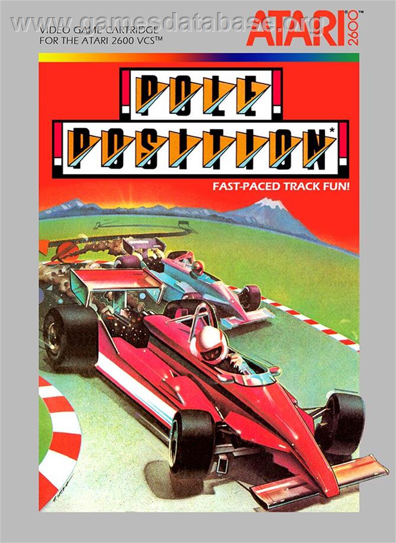 Pole Position - Atari 2600 - Artwork - Box