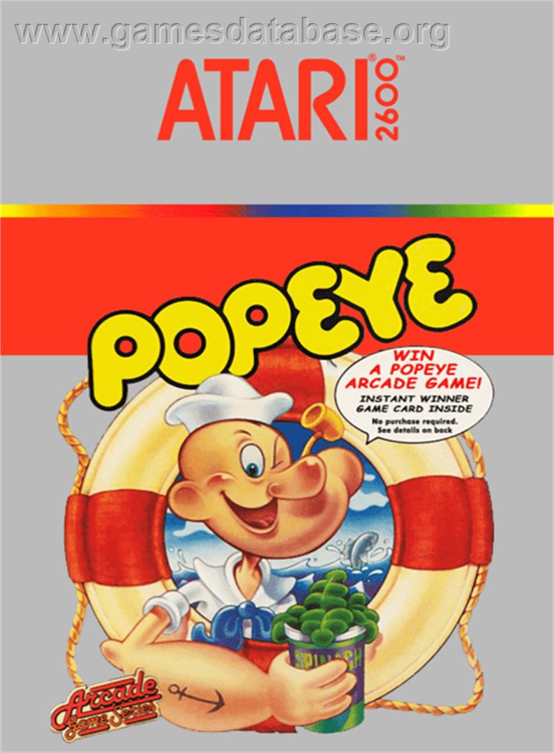 Popeye - Atari 2600 - Artwork - Box