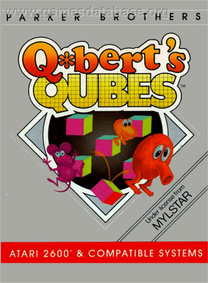 Q*Bert's Qubes - Atari 2600 - Artwork - Box