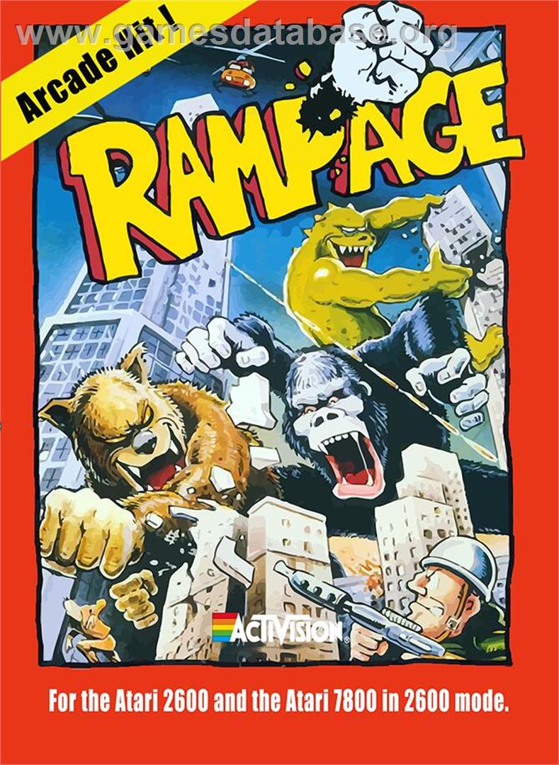 Rampage! - Atari 2600 - Artwork - Box