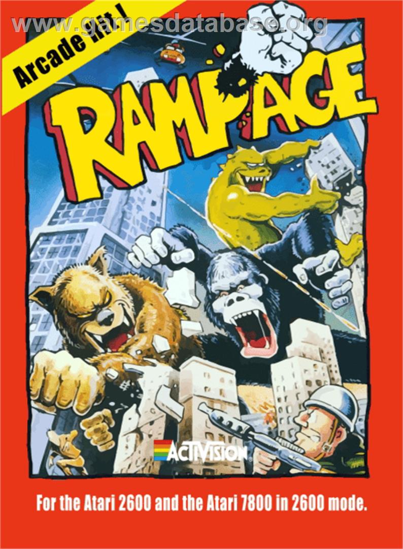 Rampage - Atari 2600 - Artwork - Box