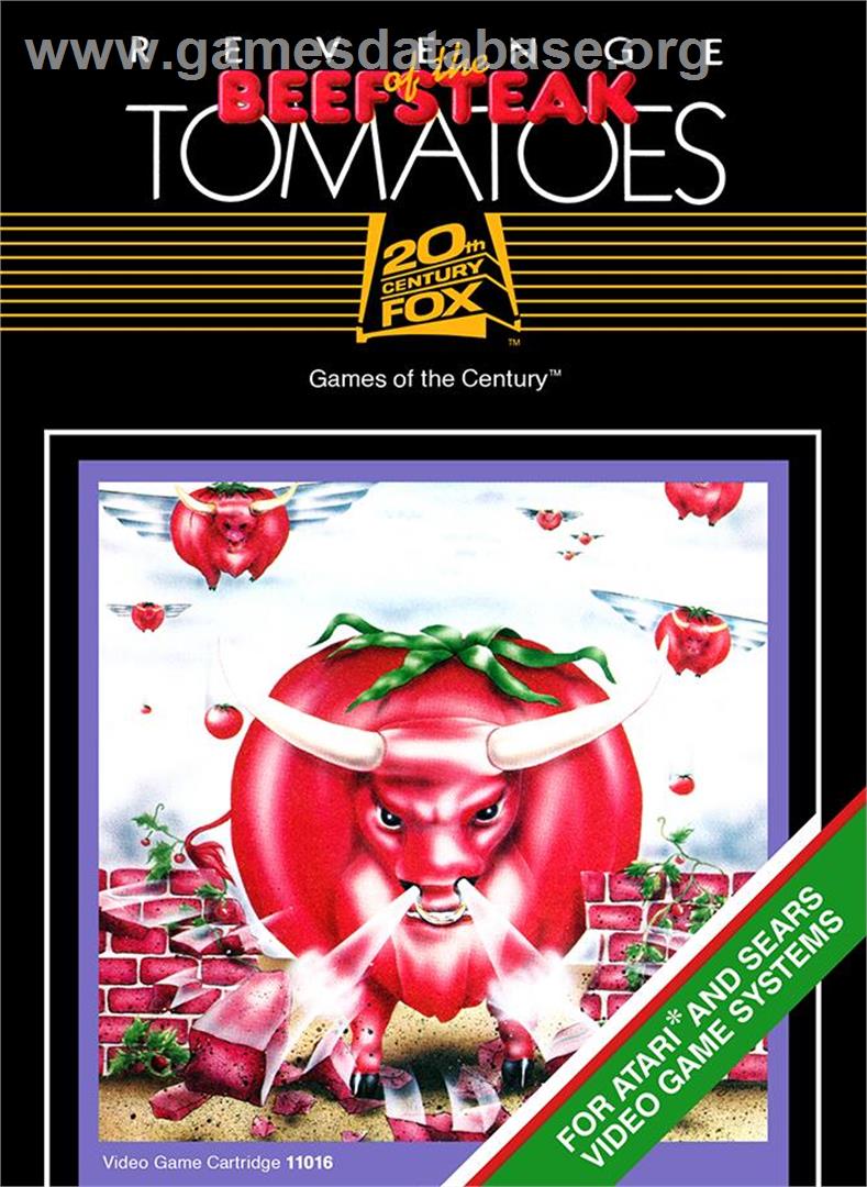 Revenge Of The Beefsteak Tomatoes - Atari 2600 - Artwork - Box
