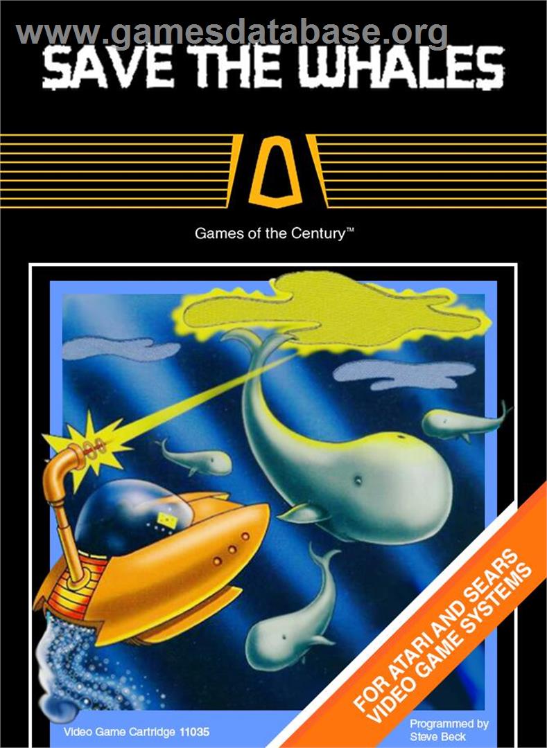 Save The Whales - Atari 2600 - Artwork - Box
