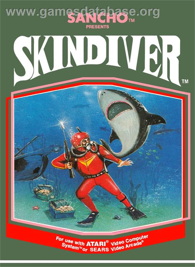 Skindiver - Atari 2600 - Artwork - Box