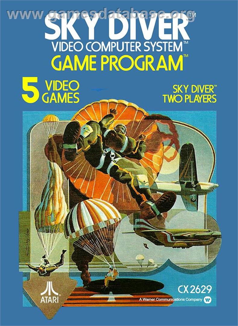 Sky Diver - Atari 2600 - Artwork - Box