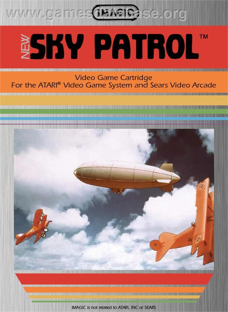 Sky Patrol - Atari 2600 - Artwork - Box