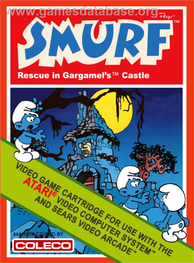 Smurf: Rescue in Gargamel's Castle - Atari 2600 - Artwork - Box