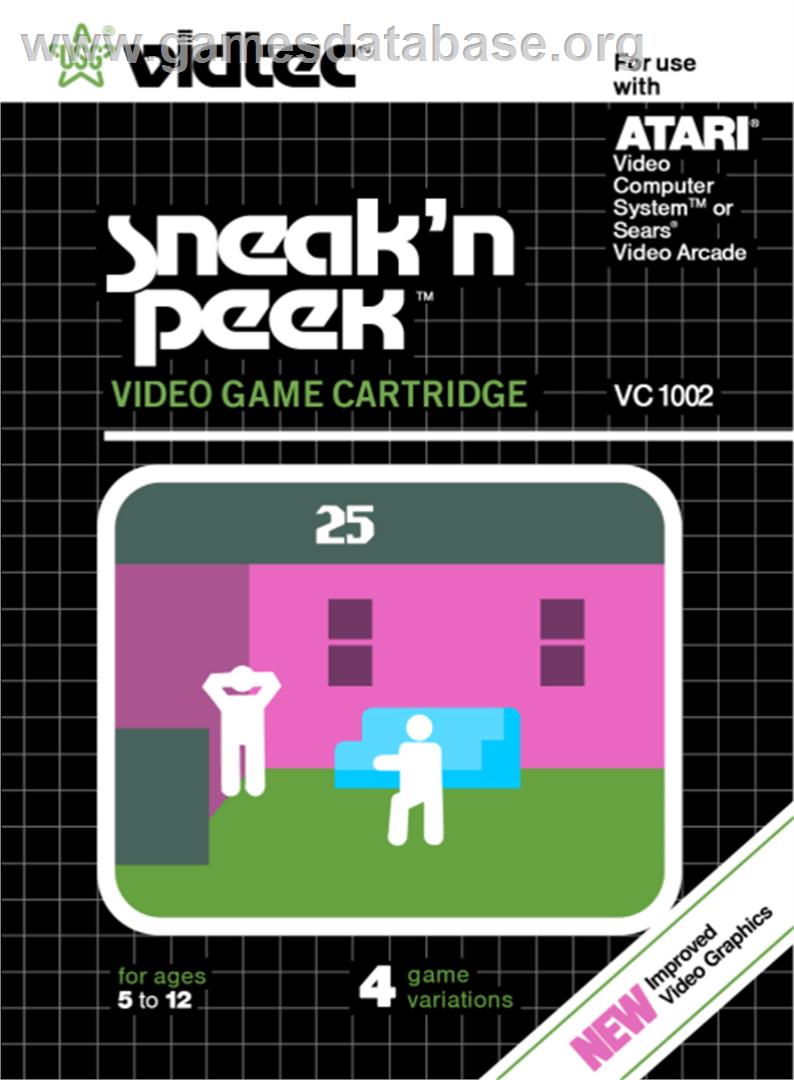 Sneak 'n Peek - Atari 2600 - Artwork - Box