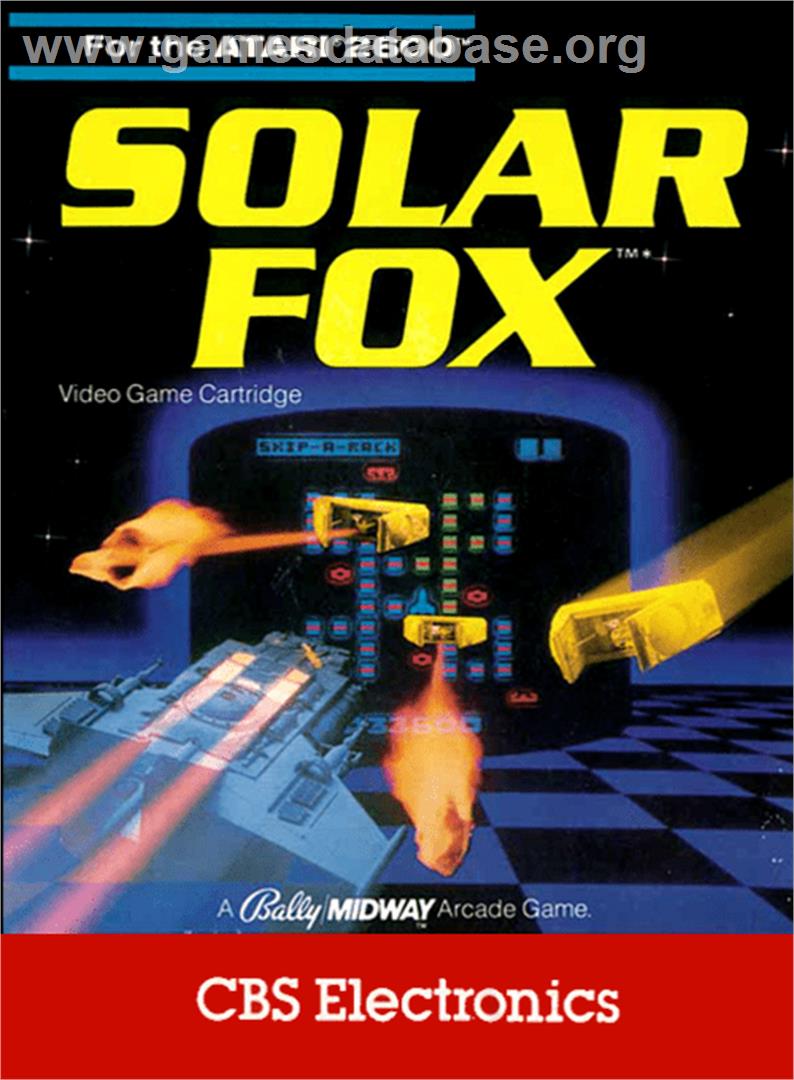 Solar Fox - Atari 2600 - Artwork - Box