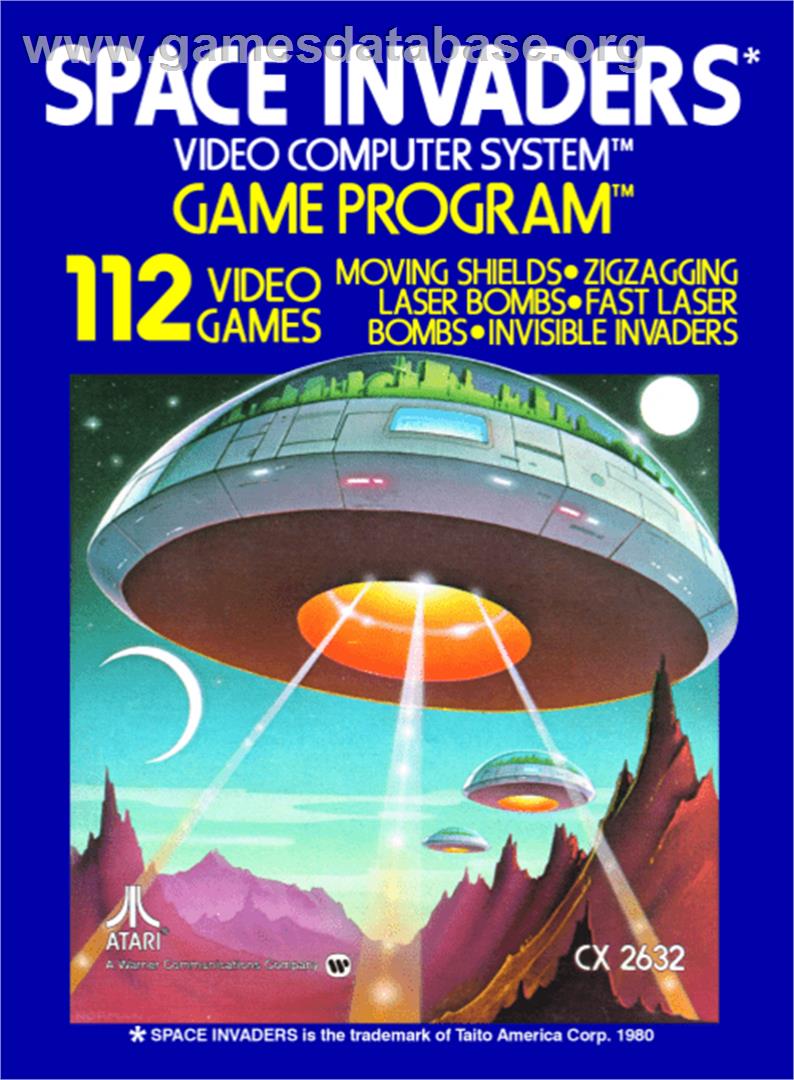 Space Invaders - Atari 2600 - Artwork - Box