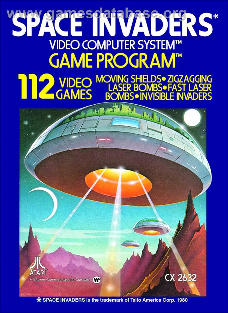 Space Invaders - Atari 2600 - Artwork - Box