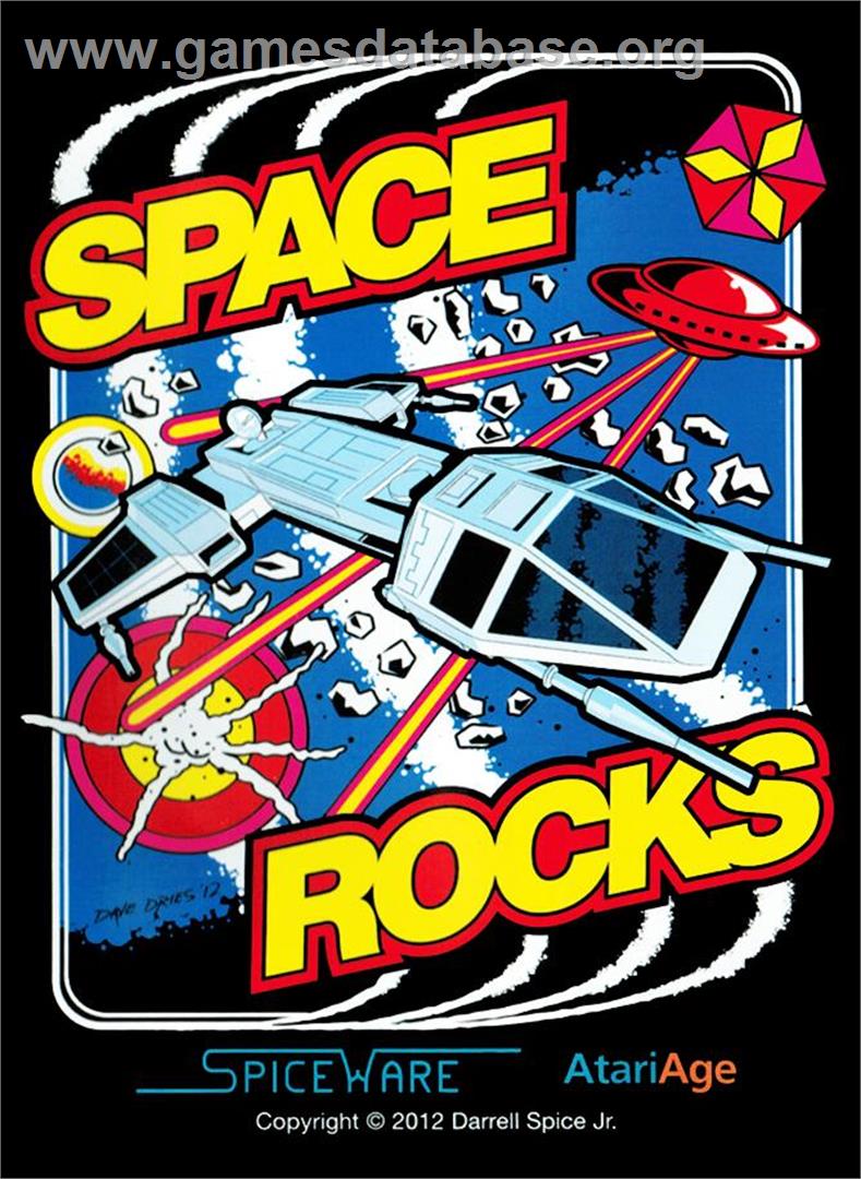 Space Rocks - Atari 2600 - Artwork - Box